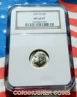 1960 ROOSEVELT SILVER DIME NGC MS 66~ BRIGHT WHITE GEM ~ FREE SHIPPING
