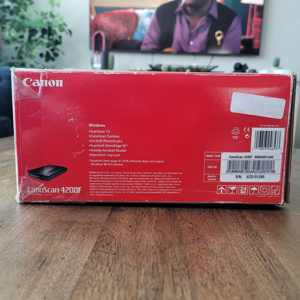 CANON CanoScan 4200F Flabed Scanner Negative Scanner - Image 3 of 4