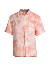  128 Tommy Bahama Men's, Poolside Tide Dye Camp Shirt , Parisian, XL