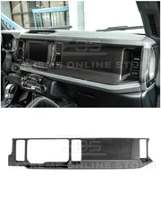 For 21-Up Ford Bronco Interior CARBON FIBER Passenger Side AC Outlet Panel Cover