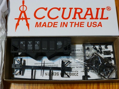 Kit de tolva doble lado panel Accurail HO #2816 NYC (RD #850128 | Zustand: New