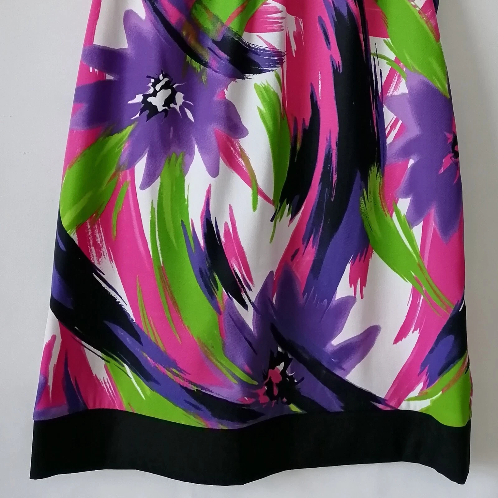 Abito donna Alyx multicolore senza maniche floreale colorato a matita Petites taglia 14P