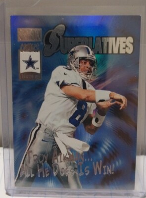 2000 Skybox Superlatives #8 Troy Aikman Cowboys HOF