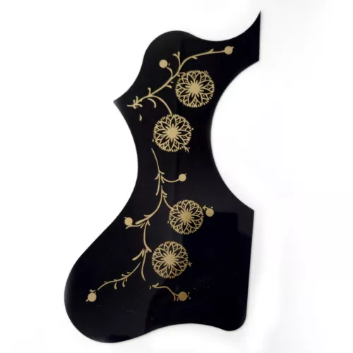 Left/Right Acoustic Guitar Pickguard Self-adhesive Black For Gibson EJ200 Guitar