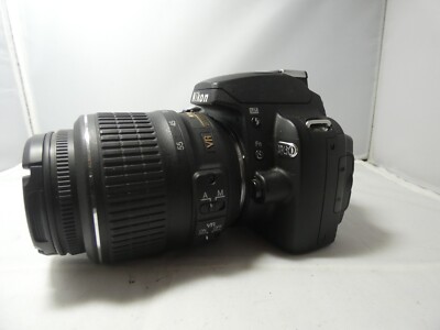 Nikon D D60 10.2MP Digital SLR w/ 18-55mm VR lens. Comes Nikon D D60 10.2MP Digital SLR w/ 18-55mm VR lens. Comes