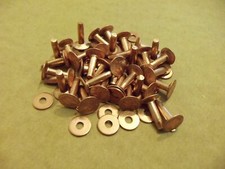 Copper Rivets & Burrs 1/2" 12 Gauge SCA ( 1 Pound)