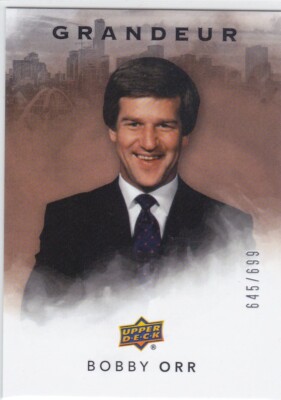 2021 UD GRANDEUR..BOBBY ORR..COPPER../699..CARD # G-3..BRUINS.FREE COMBINED SHIP