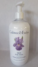 Crabtree & Evelyn IRIS Scented Body Lotion 16.9 oz With Pump