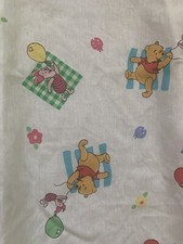 Winnie the Pooh Toddler Bed Fitted Sheet Balloon Theme with Piglet 