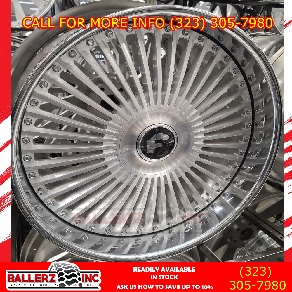 24" FORGIATO TRIMESTRE 5X112-5X114.3-5X120 MBZ SCLASS BMW AUDI ROLLS ROYCE CULLI