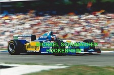 Michael Schumacher in Benetton F1 Original Photo 15x20cm