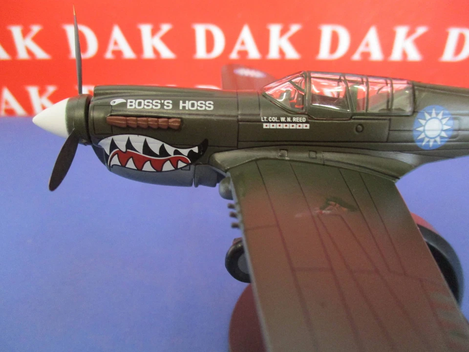 Die cast 1/72 Modellino Aereo Aircraft Curtiss P-40N Warhawk The Flying Tigers - Immagine 3 di 4
