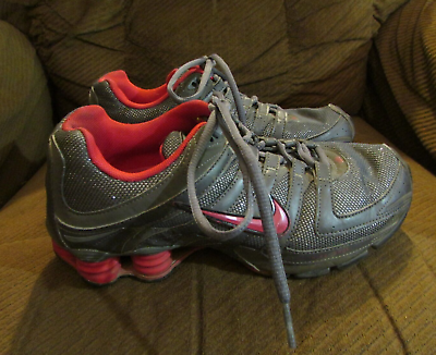 Nike Shox 2010 Women's Gray Pink Running Shoes Sneakers Nike Shox 2010 Women's Gray Pink Running Shoes Sneakers