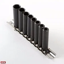 ATE Pro. USA ATE Pro.  9 PC. 1/4" DR. DEEP IMPACT SOCKET SET (S.A.E.) 50146