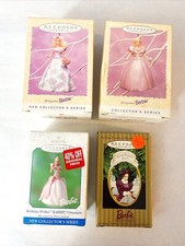 4 Barbie Hallmark Keepsake Ornaments springtime birthday wishes homecoming