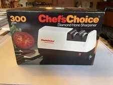 Chef’s Choice 300 Model Knife Diamond Hone Sharpener with Manual Instructions