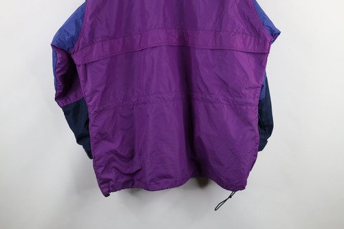 Vintage 90s Columbia Womens Size XL Distressed Spell Out Full Zip Jacket Purple - Picture 15 of 16