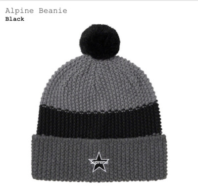 帽子 Supreme Alpine Beanie Black Supreme Alpine Beanie Black