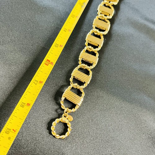Vintage CIRO Necklace Bold Gold Plate Chunky Luxury Choker Wide Heavy 145gr 1343 - Picture 15 of 18