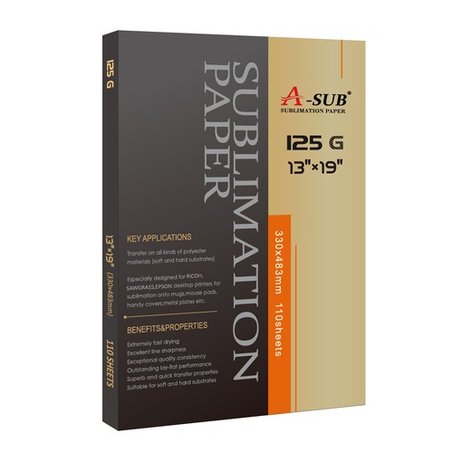 Bundle A-SUB Sublimation Paper 13x19 + 480ML A-SUB Sublimation Ink for Epson - Picture 3 of 10