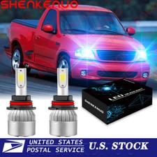For Ford F-150 1992-2003 F-250 1992-1999 Ice Blue 9007 Led Headlight Hilo Bulbs