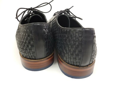 Thomas & Vine Legion Woven Dress Shoe Oxfords Size 12 Black  display picture 1