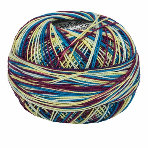 Lizbeth Egyptian Cotton Crochet Thread Size 10 Color 105 Confetti eBay