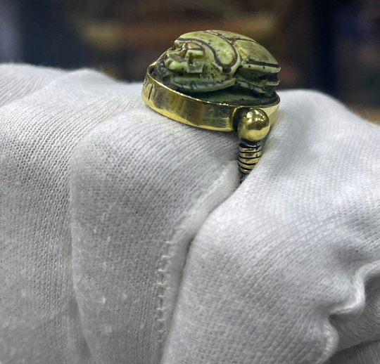Egyptian Scarab ring - handmade ring - handmade accessories - handmade jewelry