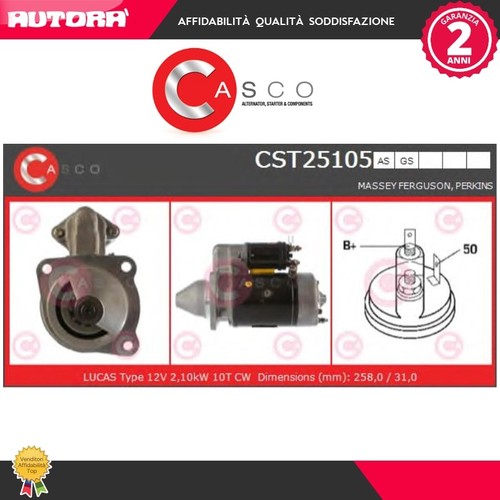 CST25105AS Motorino d'avviamento (MARCA-CASCO) | eBay