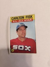 CARLTON FISK 1986 TOPPS A.L. ALL STAR #719 FREE SHIPPING 