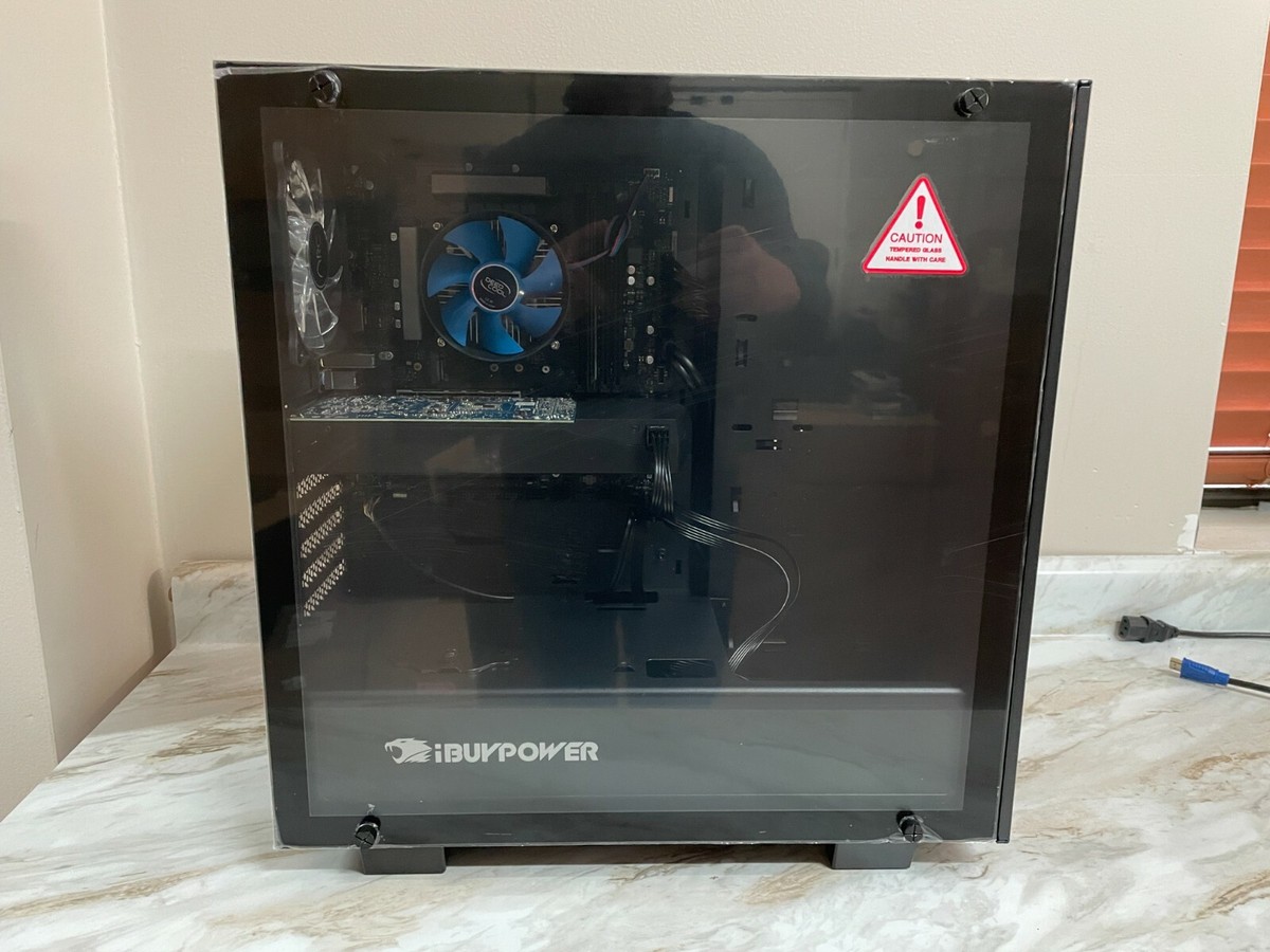 iBuyPower Gaming PC i3-10105F 500GB SSD + 2TB HDD 16GB GTX1060 6GB