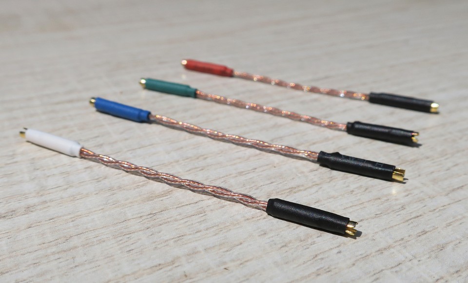 HLW-50S - Headshell Kabel Set | Reine Silber-Litzen (5N-Silber