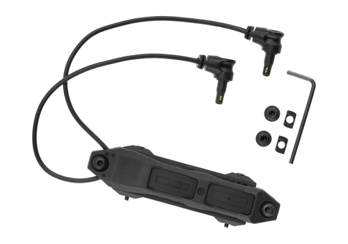 WADSN pulsante sdoppiato laser anpeq Remote Dual Switch Picatinny Keymod BLACK - Foto 3 di 5
