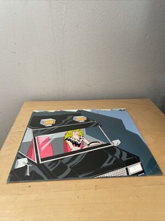 Jem Original Production Animation Cel w Master Background Setup Misfits Pizzazz