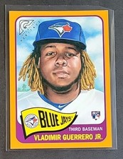 Vladimir Guerrero Jr 2019 TOPPS Gallery Heritage Orange #5/25 RC #HT-39 Rookie