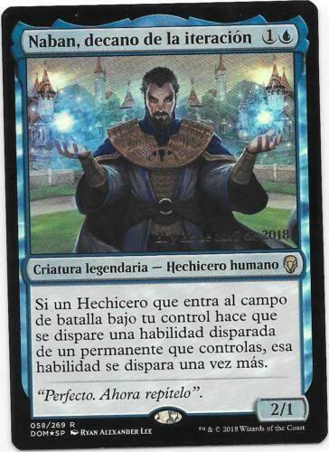 Criaturas de juegos de cartas coleccionables azules Magic: The Gathering con 1x