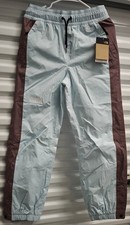 New The North Face Build Up Waterproof Shell Dryvent Rain Ski Pants - Blue s-16