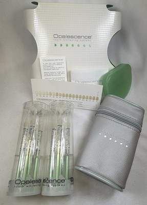 OPALESCENCE 20% PF MINT REFILL Tooth Whitening KIT 8 Vials Travel Case & Instruc