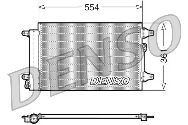 DENSO DCN32015 Kondensator für Klimaanlage Kondensator Klimaanlage - Bild 2