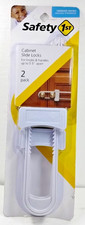 Cabinet Side Lock 2 Pack Baby Proof fits up to 5.5 inch apart Safety 1st
