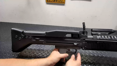M60 Heavy Machinegun Replica 1:1 - 3D Printed - Real Metal Look