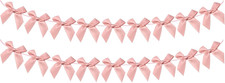 2pcs Bow Garland Banner, Ribbon Bow Party Decorations for Baby Shower Girls Bow