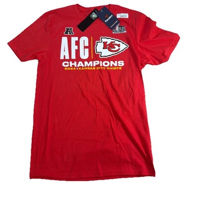 Kansas City Chiefs Shirt Mens M NFL Football Fanatics AFC West Champions 2024