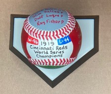 1919 Cincinnati Reds World Series Champions Hand Painted Baseball (B62)