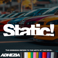 Static Vinyl Decal Sticker - Design For Cars Bumpers Windows Jdm Luxury