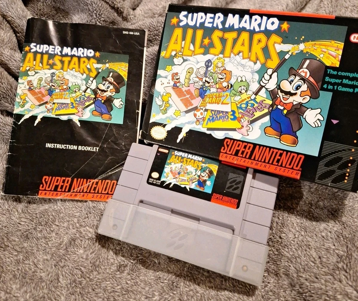 Nintendo SNES Super Mario All-Stars Video Games for sale | eBay
