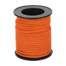 11 Yd x 3mm Flat Leather String Cord Faux Suede Cord Leather Strip Orange