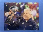 PETE CARROLL Autographed SEATTLE SEAHAWKS SUPER BOWL 48 8x10 Photo