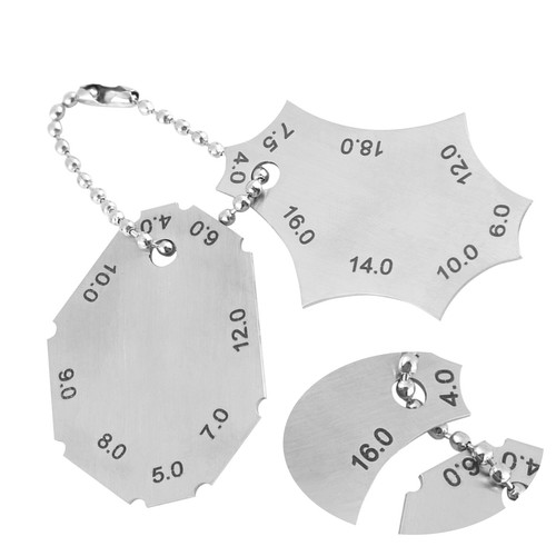 Fillet Weld Tee Joint Welding Throat Depth Leg Length Gauge Ruler Gage Tool - Picture 7 of 22