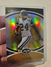 2010 Topps Finest Darrelle Revis Gold Refractor #/50 New York Jets 5/50